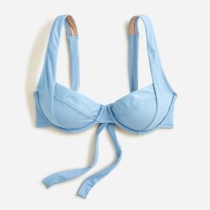 J. CREW - Cross-back underwire bikini top